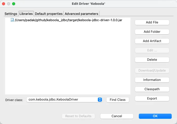 Driver Manager — Libraries