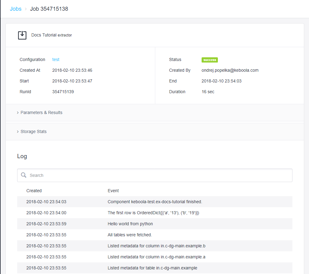 Screenshot -- Input Mapping Events