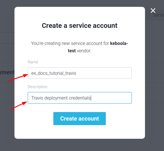 Screenshot -- Account details